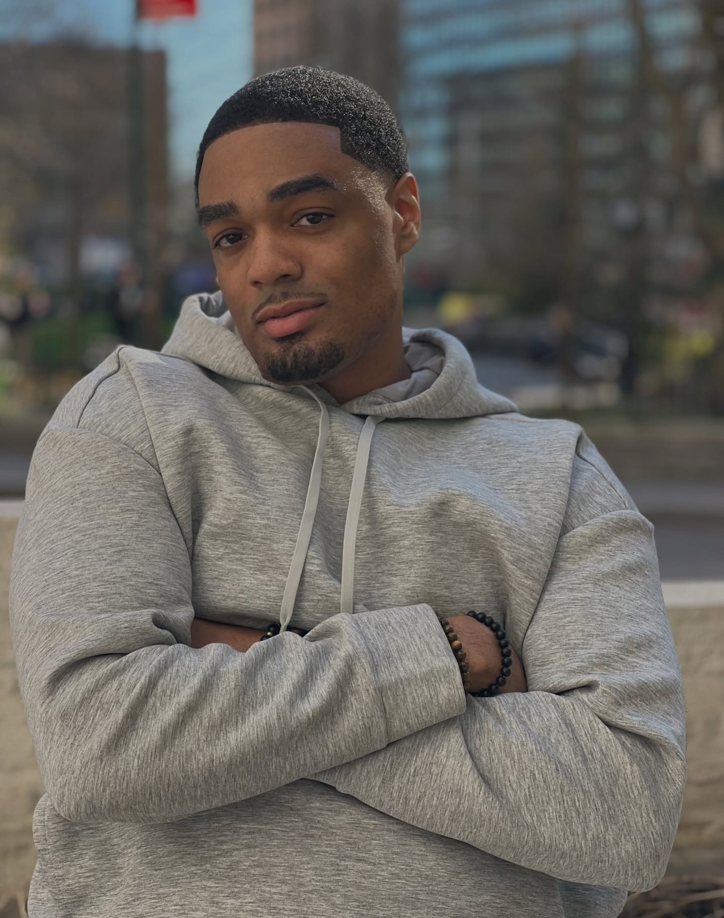 DeMarcus George outdoors in New York City